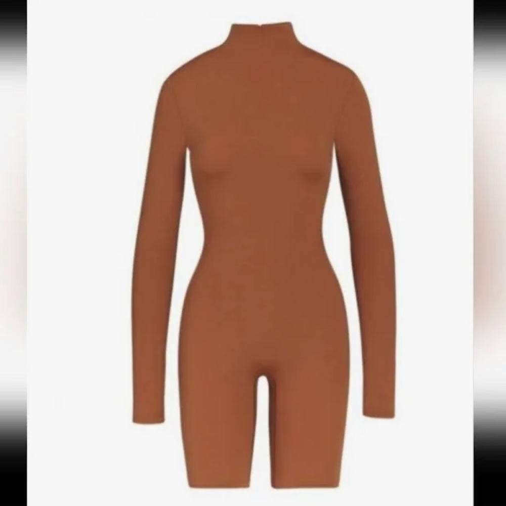 Skims limited edition all in one mock neck onesie
